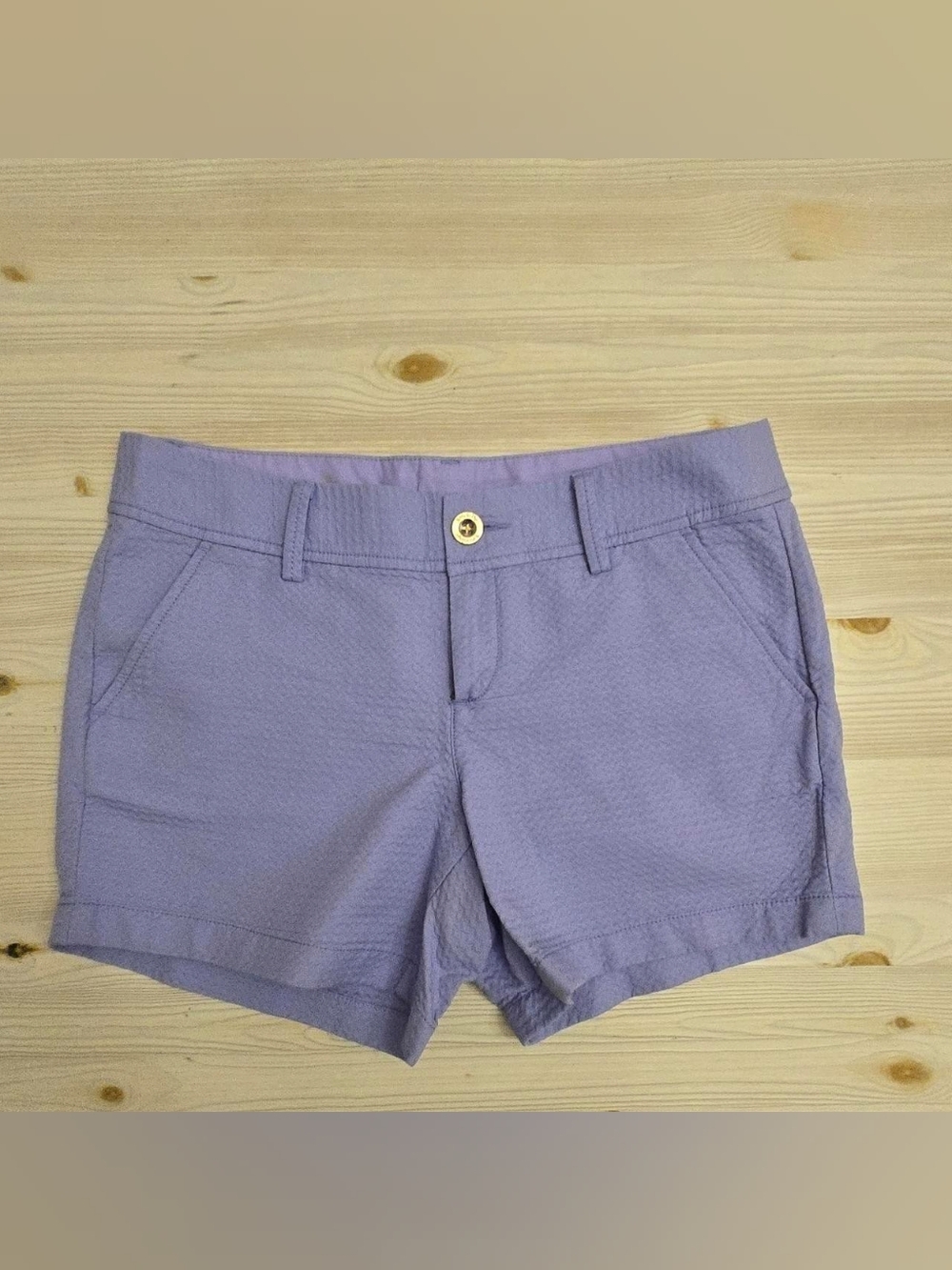 Lilly Pulitzer The Callahan Short Cotton Bermuda Shorts in Purple Size 6 Like